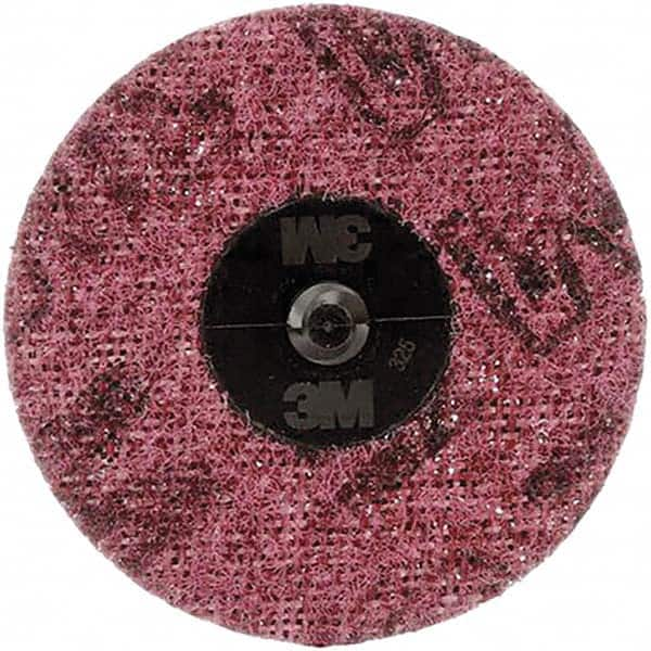 Quick-Change Disc: Roloc TR, 4" Dia, Aluminum Oxide, Non-Woven