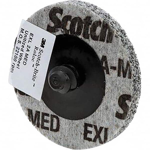 Deburring Wheel:  2" Dia,  Density 2 N/A Aluminum Oxide