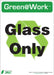 ZING GLASS ONLY RECYCLE ECO LABEL 7X5, 5 pk