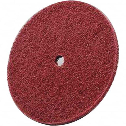 Deburring Disc: 4" Dia, 1/4" Hole, Medium Grade, Aluminum Oxide