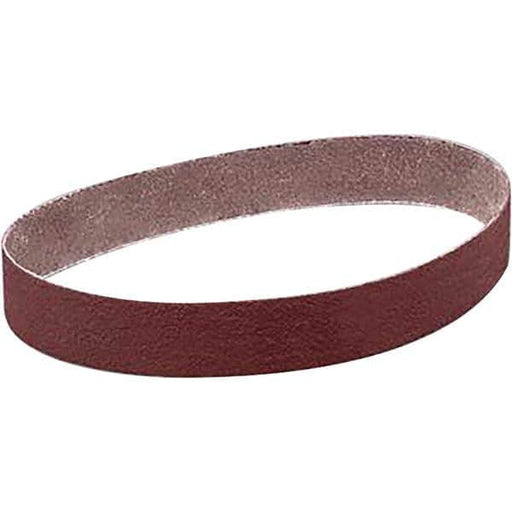 Abrasive Belt: 2" Wide, 36" Long, 120 Grit, Aluminum Oxide