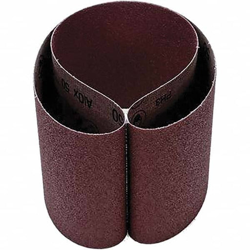 Abrasive Belt: 6" Wide, 48" Long, 50 Grit, Aluminum Oxide