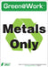 ZING METALS ONLY RECYCLE ECO LABEL 7X5, 5 pk