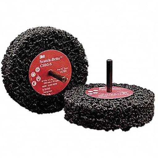 Deburring Discs; Disc Diameter (Inch): 4 ; Abrasive Material: Silicon Carbide ; Grade: Very Coarse ; Connector Type: Arbor ; Center Hole Size (Inch): 1 ; Maximum Rpm: 8000