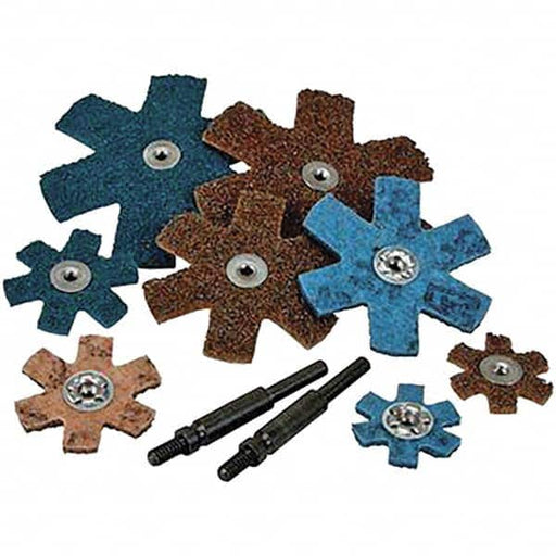 4" Diam Nonwoven Sanding Star