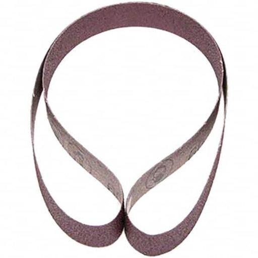 Abrasive Belt: 1" Wide, 42" Long, 60 Grit, Aluminum Oxide