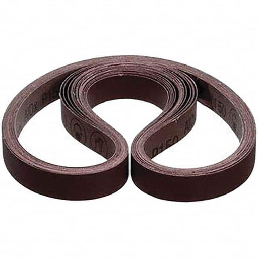 Abrasive Belt: 1" Wide, 42" Long, 150 Grit, Aluminum Oxide