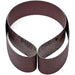 Abrasive Belt: 2" Wide, 48" Long, 100 Grit, Aluminum Oxide