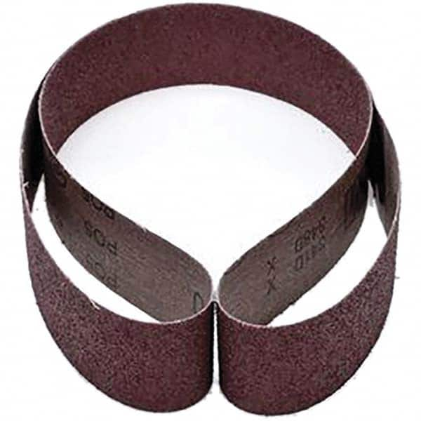 Abrasive Belt: 2" Wide, 48" Long, 40 Grit, Aluminum Oxide