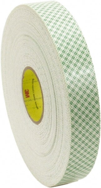 Urethane Foam Tape: 36 yd Long, 62.5 mil Thick, Acrylic Adhesive