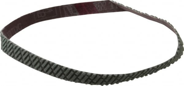 Abrasive Belt: 1/2" Wide, 18" Long, 100 Grit, Aluminum Oxide