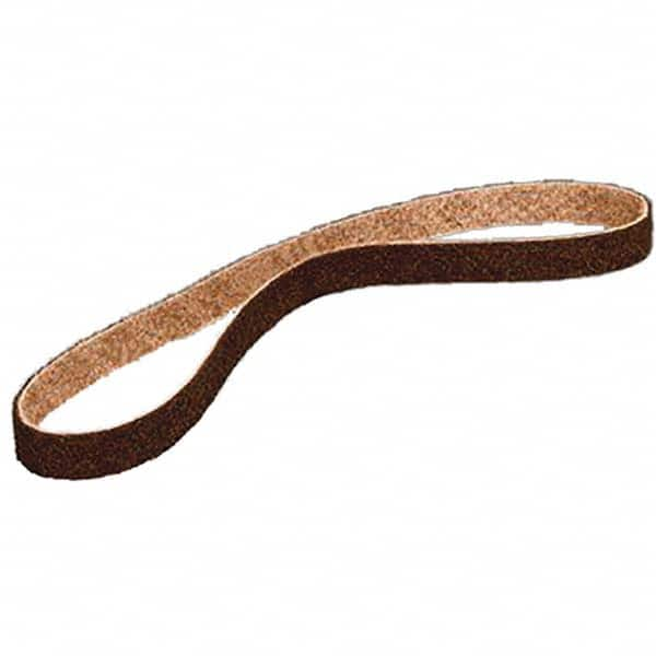 Abrasive Belt: 2" Wide, 18-15/16" Long, Aluminum Oxide