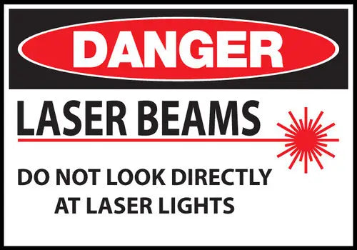 ZING DANGER,Laser Beams Do Not Look 10x14