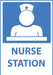 ZING Sign,Nurse Station,14x10 Adhesive