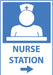 ZING Nurse Station, Right Arrow,14x10 Plastic