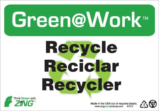 ZING Recycle Tri-Lingual 10'x7'