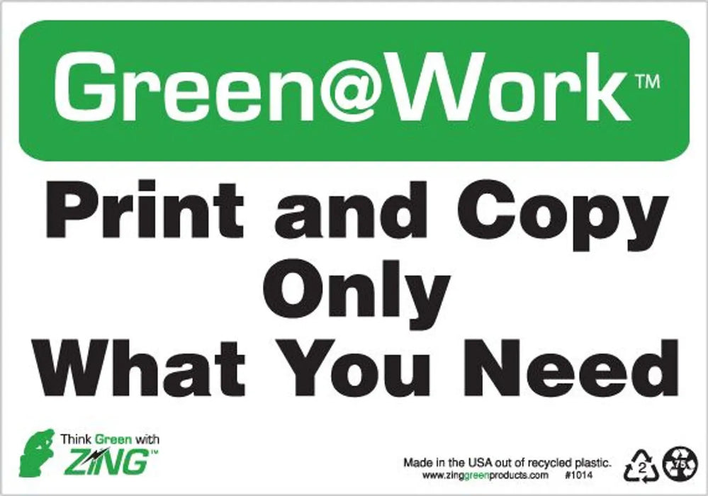 ZING Print and Copy Only What You Need 10'x7'