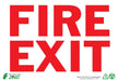 ZING Fire Exit, 7x10, Adhesive