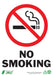 ZING No Smoking, 14x10, Adhesive