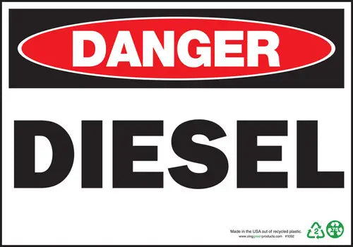 ZING Danger Diesel, 10x14, Adhesive