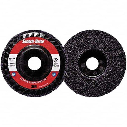 Deburring Discs; Disc Diameter (Inch): 4-1/2 ; Abrasive Material: Silicon Carbide ; Grade: Extra Coarse ; Connector Type: Quick-Change ; Center Hole Size (Inch): 7/8 ; Series: Clean & Strip XT Pro