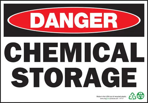 ZING Danger Chemical Storage, 10x14, SA