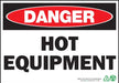 ZING Danger Hot Equipment,10x14, Plastic