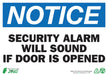 ZING Notice Security Alarm, 7x10, Plastic