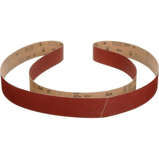 Abrasive Belt: 1/2" Wide, 12" Long, 80 Grit, Aluminum Oxide