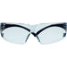 Safety Glass: Anti-Fog & Scratch-Resistant, Polycarbonate, Blue Lenses, Frameless, UV Protection