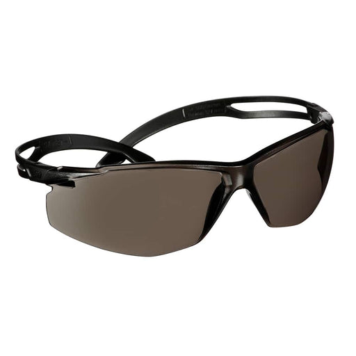 Safety Glass: Anti-Fog & Scratch-Resistant, Polycarbonate, Gray Lenses, Frameless