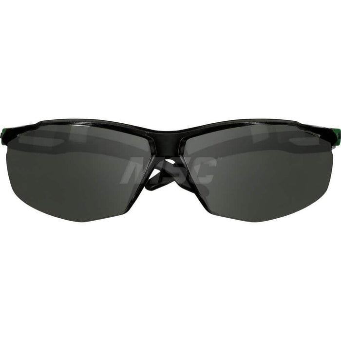 Safety Glass: Anti-Fog & Anti-Scratch, Polycarbonate, Gray Lenses, Frameless