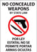 ZING Concealed Weapons Biling Decal, 7x5 2-PK