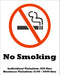 ZING No Smoking Label, Tennessee, 7x5, 2/pk