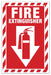 ZING FIRE EXTINGUISHER Picto Down Arr 10X7