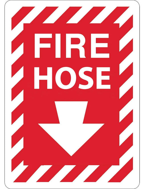 ZING FIRE HOSE, Down Arrow, 14x10, Plastic