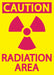 ZING Caution Radiation Area 10x7, Self-Adh