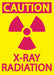 ZING Caution X-Ray Radiation, 10x7 Plastic