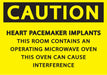 ZING Caution Heart Pace Maker Implants 7x10