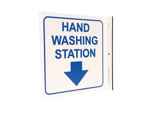 ZING Hand Washing Station, L Style Sign