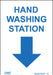 ZING Hand Washing Station, 10x7 Adhesive