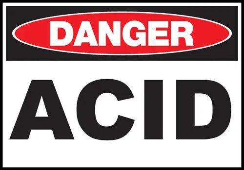 ZING DANGER, ACID, 10x14, Plastic