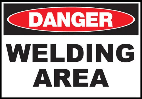 ZING DANGER, Welding Area 10x14 in.  Plastic