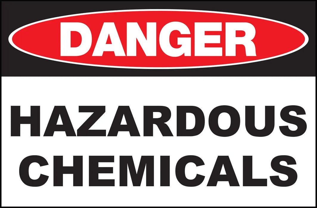 ZING DANGER, Hazardous Chemicals 7x10 Adh