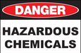 ZING DANGER, Hazardous Chemicals 7x10 Adh