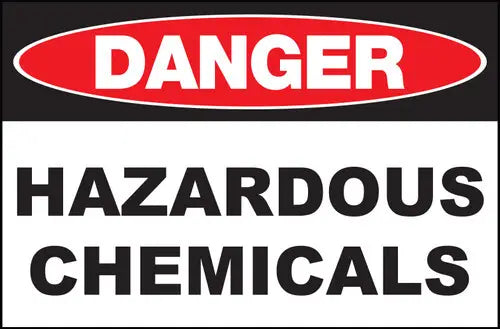 ZING DANGER, Hazardous Chemicals 7x10 Plast