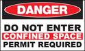 ZING DANGER, Permit Required Confined 10x14