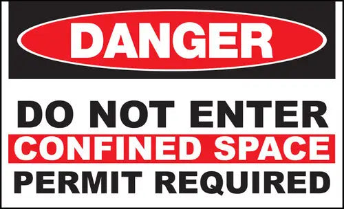 ZING DANGER, Permit Required Confined 10x14