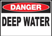 ZING DANGER,Deep Water, 10x14 Plastic