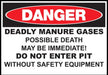 ZING DANGER,Deadly Manure Gases 10x14 PL